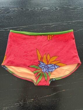 Free People x Seea Seleeza Flor Calypso High Waist Bikini Bottom sz M nwot